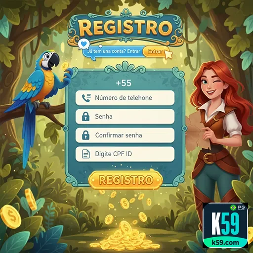 Tela mobile com Pix em fluxo simples na k59.com